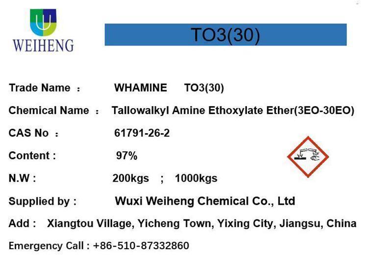 Tallowalkyl Amin Ethoxylate Ête (3EO-30EO)
